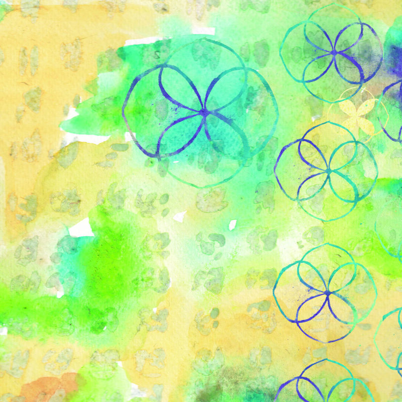 Fleurs de Noblesse Turquoise